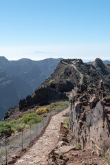 Vistas desde la cima Roque de los muchahos, Islas canarias, La Palma 