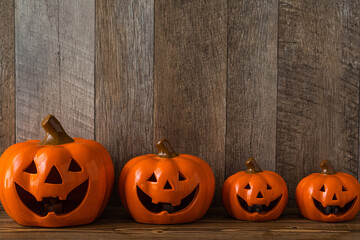 ハロウィン飾りとフリースペース