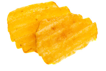 potato chips isolated