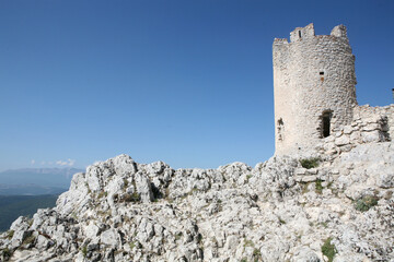 Castle of Rocca Calascio, Abruzzo, Italy - 523374939