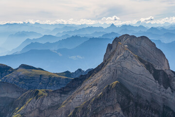 Fototapeta premium Schweiz am Säntis