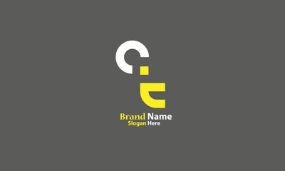 Alphabet letters Initials Monogram logo AT, TA, A and T