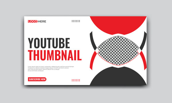 YouTube Thumbnail Or Web Banner Design Template