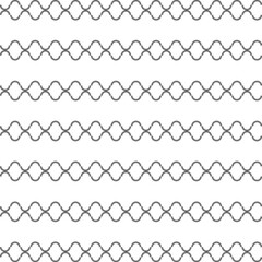 Seamless Curve Lines Motifs Pattern.Contemporary Decoration for Interior, Exterior, Carpet, Textile, Garment, Cloth, Silk, Tile, Plastic, Paper, Wrapping, Wallpaper, Background, Ect. Vector 