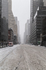 New York City, Snow Storm