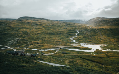 Norway. Few hours north from Bergen. Fjords and mountains in summer time (August)