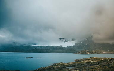 Norway. Few hours north from Bergen. Fjords and mountains in summer time (August)