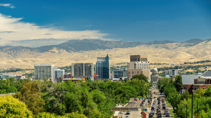 Summer in the city of trees Boise Idaho