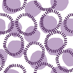 abstract background with circles. Minimal, flat style. Purple color. Modern concept