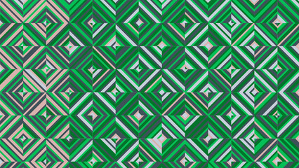 green and grey geometric pattern, seamless wallpaper for fabric, tile, tablecloth