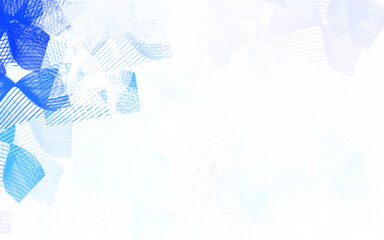 Light Pink, Red vector backdrop with memphis shapes.