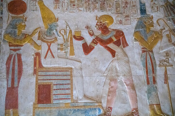 Abydos, Temple of Seti the First, Egypt