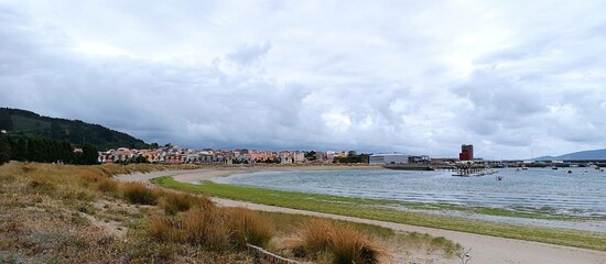 Paraje de las Rías Bajas en Galicia