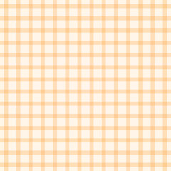 Abstract autumn orange grid striped seamless geometric pattern line background. Vector illustration