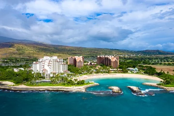 Fototapeten Aerial Shot of Ko'olina Resort on the West Coast of Oahu, Hawaii © Kyo46
