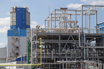 Pipeline system of big chemical plant.