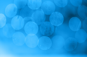 blue defocused lights. abstract background