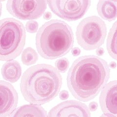Seamless pattern of watercolor pink spots, abstract gradient