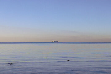 ship on the sea