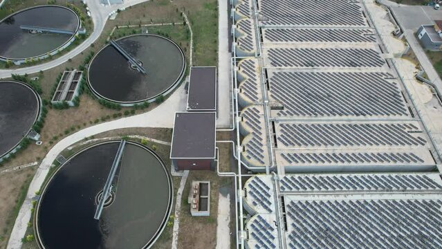 water treatment plant and solar energy