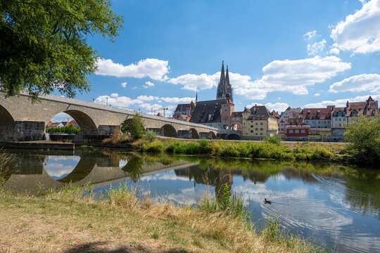 Regensburg an einem Sommertag