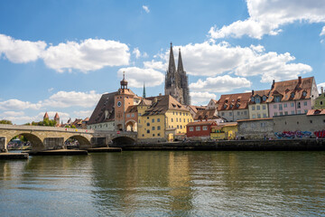 Regensburg an einem Sommertag