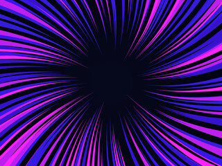 Energy or speed concept. Laser rays. Night sky.