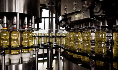 Factory for the production of edible oils. Shallow DOFF. Ukraine