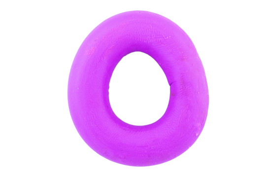 alphabet English colorful letters Handmade letters molded from plasticine clay on Isolated white background