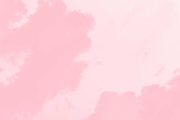 Pink clouds on a pale pink sky background