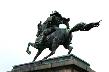 Fototapeta premium 楠木正成の銅像