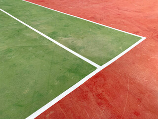 red clay tennis court lines score boundary game sports playing game courts
