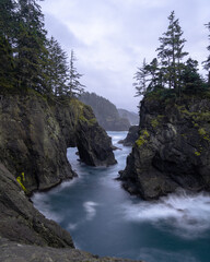 Samuel H. Boardman natural bridges rocky coastline view