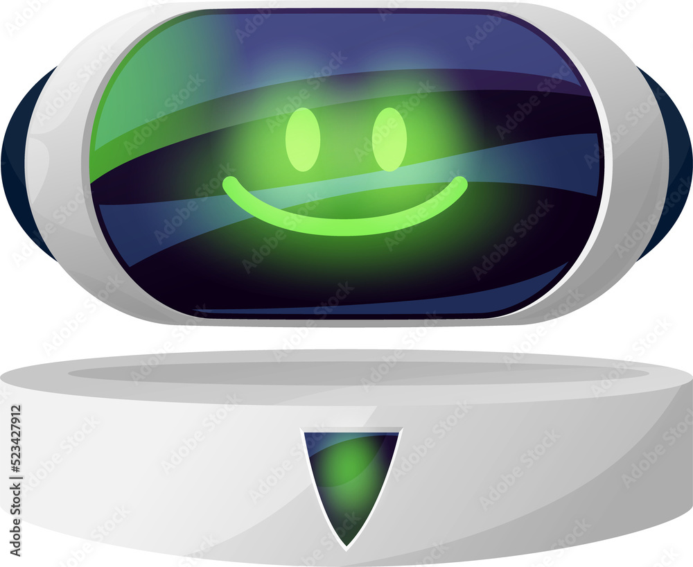 Aufkleber Virtual chatbot online ai support assistant bot