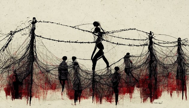 Kidnapping and human trafficking, violence against women, human slavery, forced prostitution, sexual abuse with the aim of exploiting them for profit