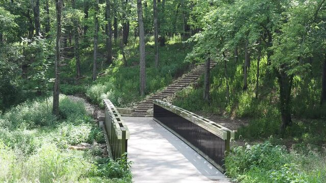 Ernie Miller Nature Center Bridge and Stairs