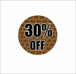 colored circle promotion discount plates