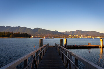 View of North Vancouver from Coal Harbour / West End area 