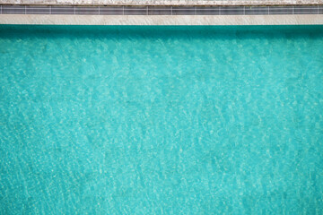 Fototapeta na wymiar high angle view outdoor swimming pool background.