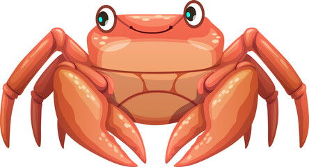 Cartoon crab vector underwater sea ocean animal © Vector Tradition