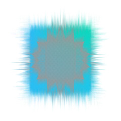 Fototapeta premium Abstract isolated transparent glitch art texture.