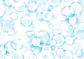 光 丸 青　背景 模様 イラスト