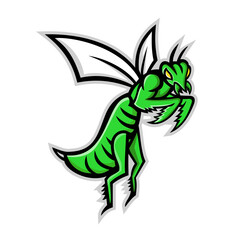Praying Mantis Mascot