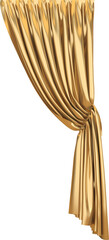 Gold curtain ,Golden curtains accompany drama scenes or graphic decorations for illustration work.