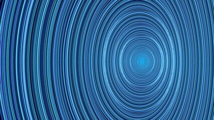 Abstract Circle Blue Lines Background