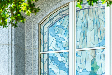 stained glass window