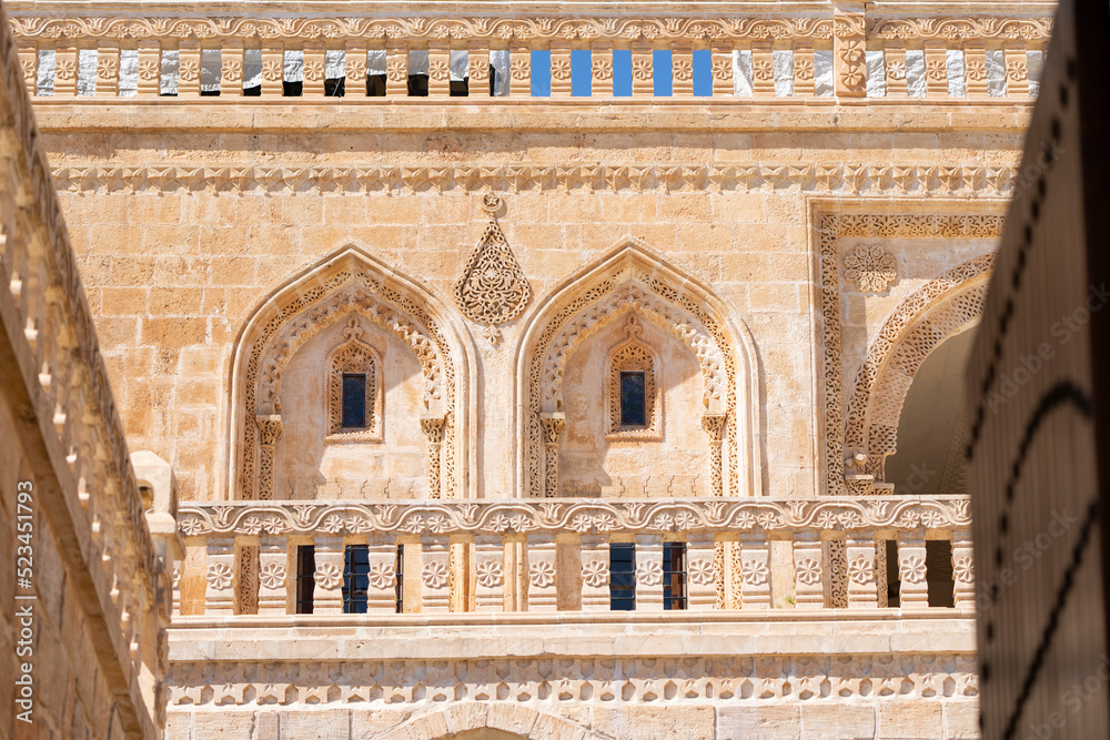 Wall mural midyat city centre photo, mardin turkey