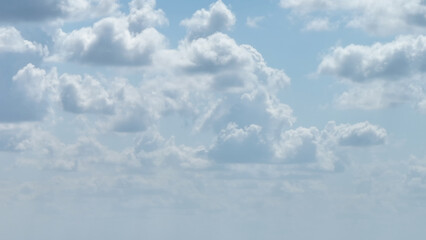Soft White Clouds Background Texture