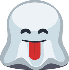 ghost cartoon character, emotion
