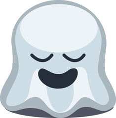 ghost cartoon character, emotion
